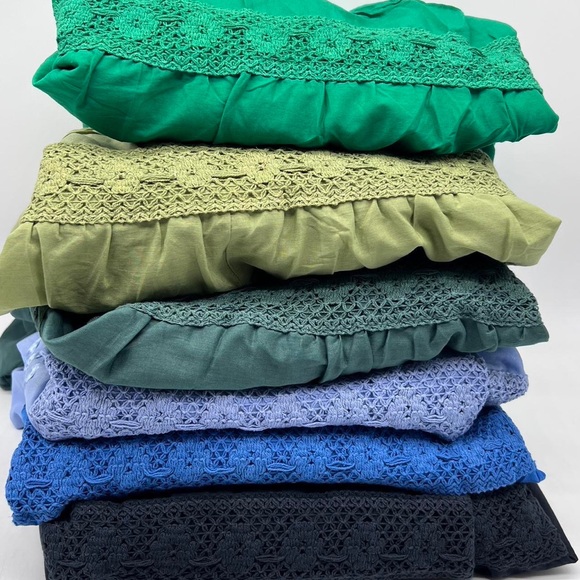 Cottagecore Long Skirt Emerald Green - Picture 7 of 8